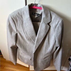 New York & Company Light Gray Blazer